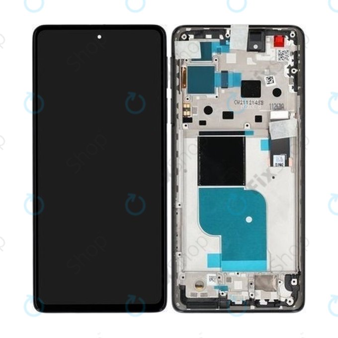 Motorola Edge 30 Pro XT2201 - Écran LCD + Écran Tactile + Cadre (Noir) - 5D68C20263, 5D68C20276 Genuine Service Pack