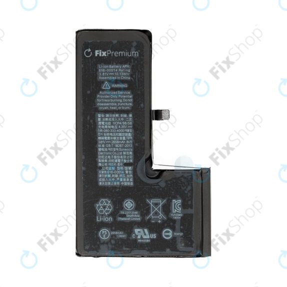 Apple iPhone XS - Batterie 2658mAh FixPremium (10 Pack)