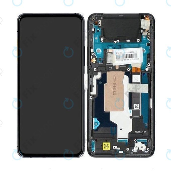 Asus ZenFone 7 ZS670KS - Ecran LCD + Ecran Tactile + Cadre (Aurora Black) - 90AI0021-R20010 Genuine Service Pack