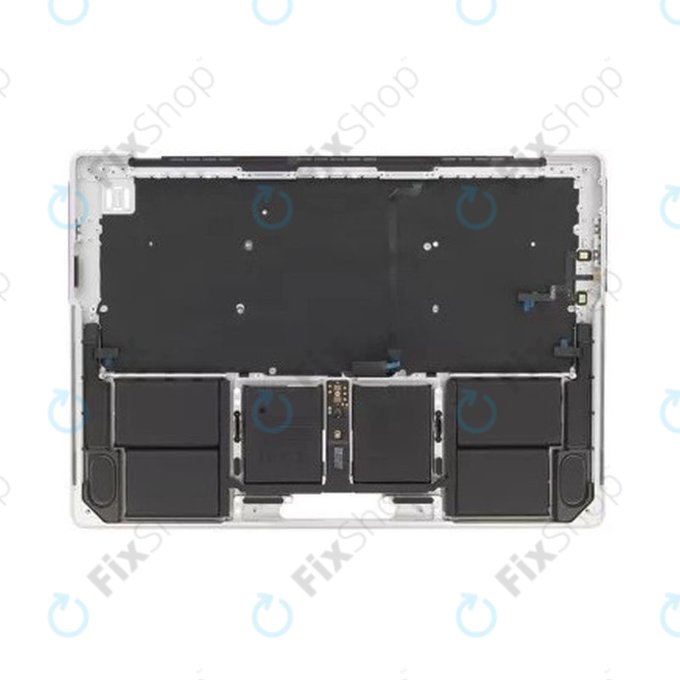 Cadre supérieur clavier pour MacBook Pro 14", A3185 (2024), avec clavier US et batterie, Silver, 661-50211, Genuine Apple