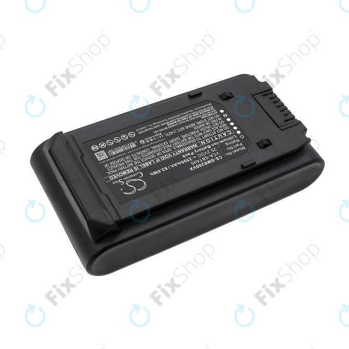 Batterie pour Samsung Bespoke Jet, Bespoke Jet Complete, 2500mAh, Li-Ion, 25.2V, VCA-SBTA95, HQ