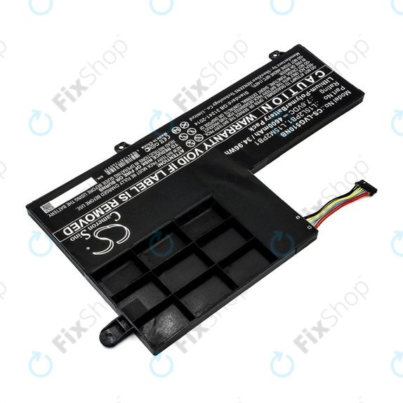 Batterie pour Lenovo Yoga 510 14, Yoga 510 15, 4600mAh, Li-Pol, 7.6V, L15L2PB1, HQ