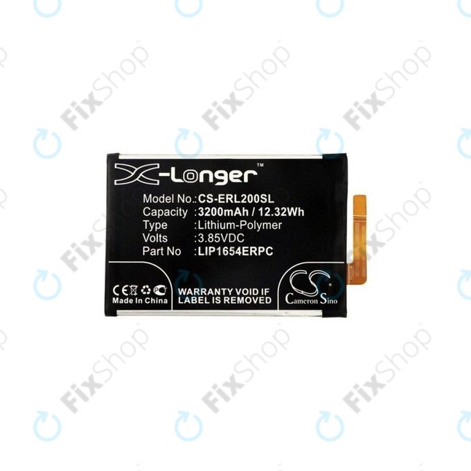 Sony Xperia L2 - Batterie LIP1654ERPC 3200mAh HQ
