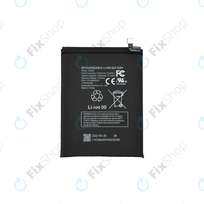 T-Mobile T-Phone 5G REVVL 6 - Batterie RE001 4380mAh