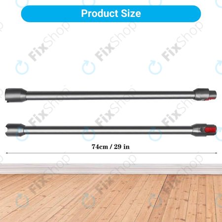 Dyson V12 - Tube d'aspiration (Argent)