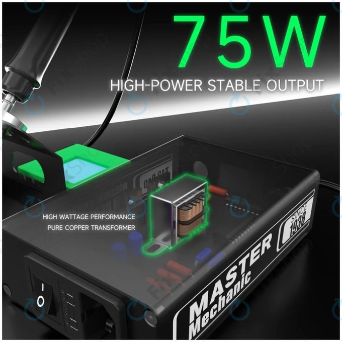 Mechanic T12 Pro - Station de Soudage Numérique (Black)