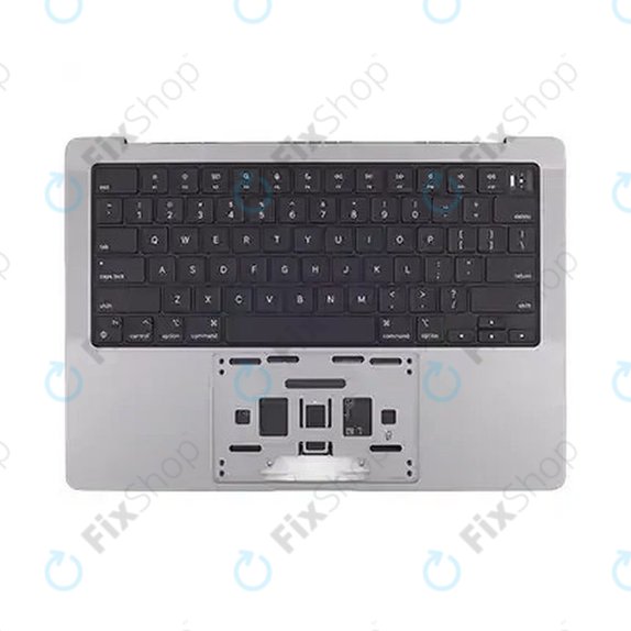 Cadre supérieur clavier pour MacBook Pro 14", A2918 (2023), avec clavier US et batterie, Space Gray, 661-35708, Genuine Apple