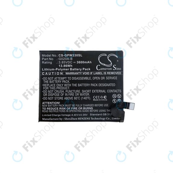 Google Pixel 3a XL - Batterie G020A-B 3600mAh HQ