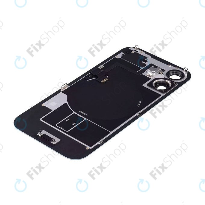 Apple iPhone 16 - Verre de la coque arriere + Verre de caméra + Plaque en métal + Aimants MagSafe (Teal)