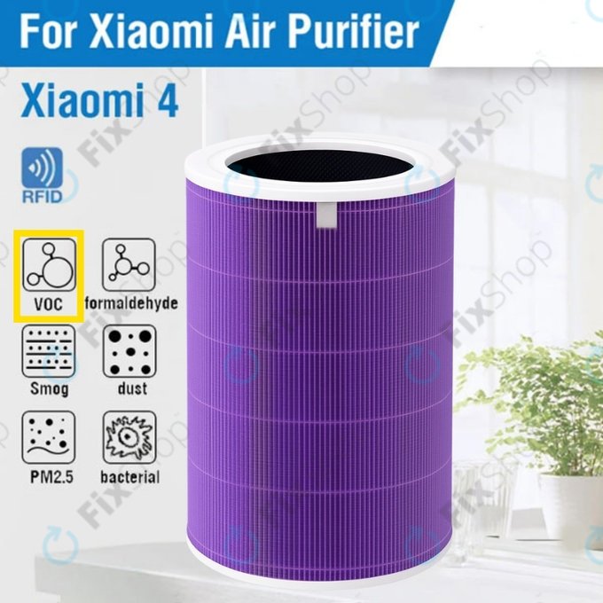 Xiaomi Mi Mijia Air Purifier 4 - Filtre HEPA (Anti-odeurs) (Violet)