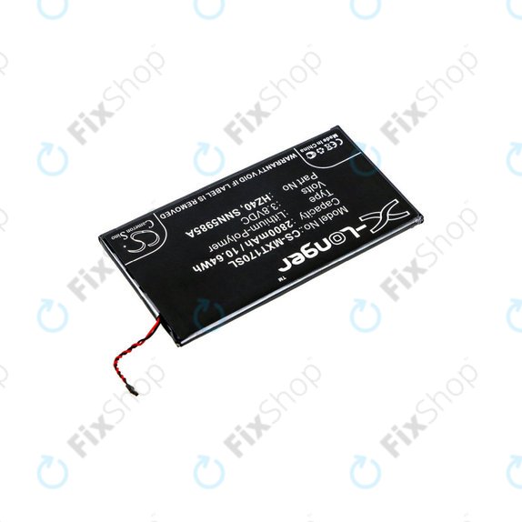 Batterie pour Motorola Moto Z2 Play XT1710-09, 2800mAh, Li-Pol, 3.8 V, HZ40, HQ