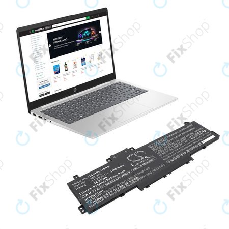 Batterie pour HP 14, 15, 3450mAh, Li-Pol, 11.25V, AE03XL, HQ