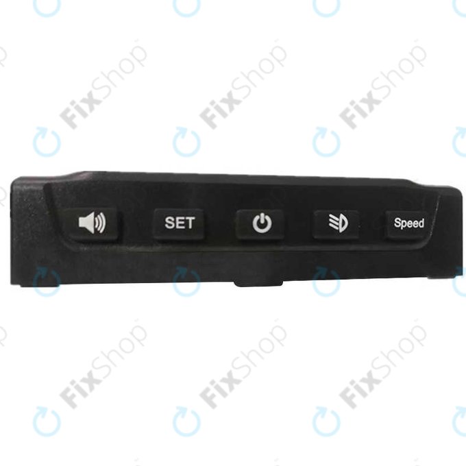 Kugoo S1, S1 Pro, S2, S3 - Ensemble tableau de bord (couvercle d'écran en plastique, levier d'accélérateur, freins, couvercle d'éclairage LED)