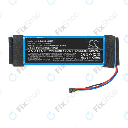 Batterie pour Xiaomi Fimi Palm, 800mAh, Li-Pol, 7.4V, GH3DC01FM, HQ