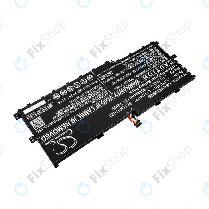 Batterie pour Lenovo ThinkPad X1 Yoga 2018, 3500mAh, Li-Pol, 15.36V, L17C4P71, HQ