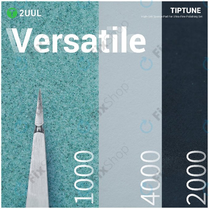 Kit de tampons micro-abrasifs pour polissage ultra-fin, 2UUL FM02