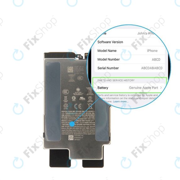 Baterije pour iPhone 17 Air | 3149mAh | 661-55235 | Genuine Apple