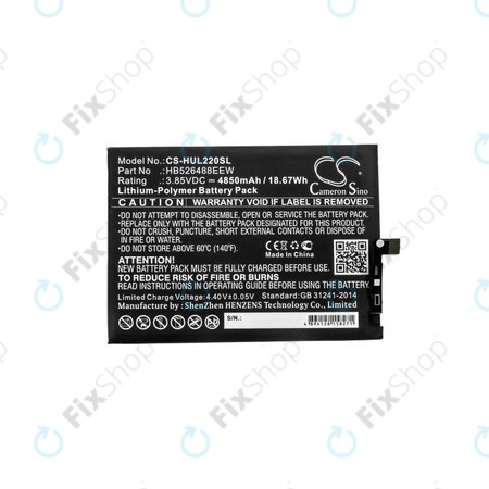 Huawei Honor 10X Lite - Batterie HB526488EEW 4850mAh HQ