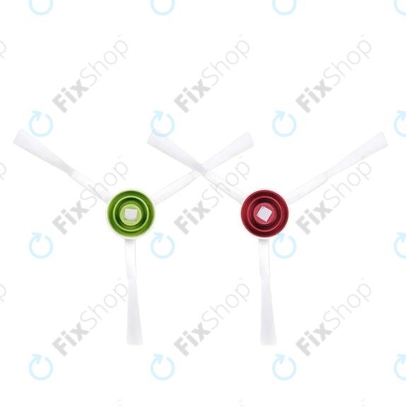 Ecovacs Deebot N-series, T-series, Ozmo-series, X-series - Brosse latérale (Blanc) - 2pcs