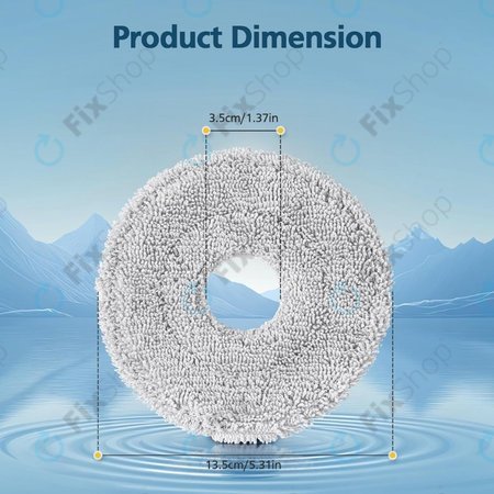 Xiaomi Dreame X40 Ultra, L40 Ultra, L10s Ultra, Pro Gen2, Mova E30 Ultra - Chiffon de vadrouille