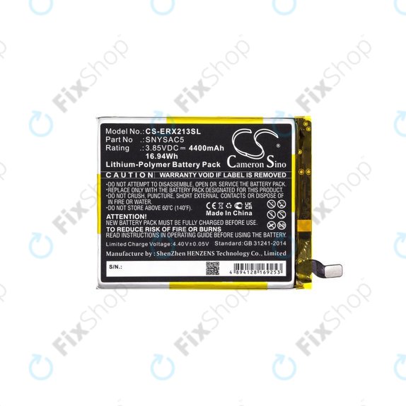Batterie pour Sony Xperia 10 III, 4400mAh, Li-Pol, 3.85 V, SNYSAC5, HQ