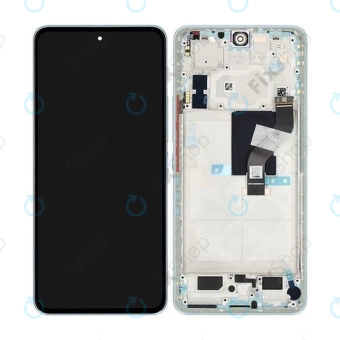 Xiaomi 12 Lite 2203129G - Écran LCD + Écran Tactile + Cadre (Vert Lite) - 56000500L900 Genuine Service Pack