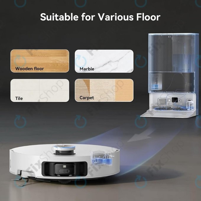 Xiaomi Dreame X50 Ultra, X40 Ultra, L40 Ultra, L40s Pro Ultra, Mova V50 Ultra, P60 - Brosse latérale