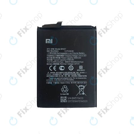 Xiaomi Poco X3 NFC, X3 Pro - Batterie BN57 5160mAh - 460200003J1G Genuine Service Pack