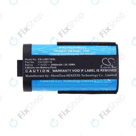 Batterie pour Logitech UE Megaboom, 3400mAh, Li-Ion, 7.4V, 533-000116, HQ