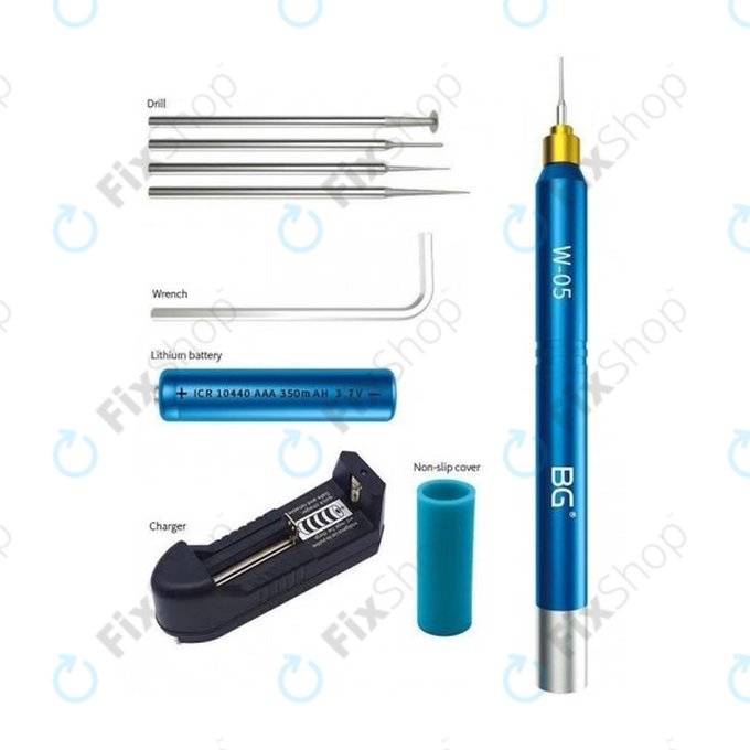 BG W-05 - Mini outil de suppression de processeur de meulage de puce IC portable