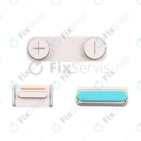 Apple iPhone 5S - Ensemble de boutons latéraux - Alimentation + Volume + Muet (Gris sidéral)
