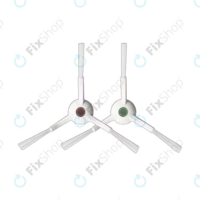 Kit de pièces de rechange pour Ecovacs T20, T20 Max, T20 Pro (1x Brosse principale, 2x Filtre, 2x Brosse latérale – blanche, 4x Chiffon de vadrouille, 2x Sac à poussière)
