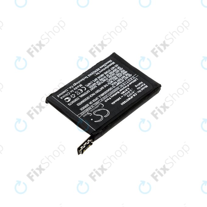 Batterie pour Apple Watch 1 42 mm, 240mAh, Li-Pol, 3.8 V, A1579, HQ