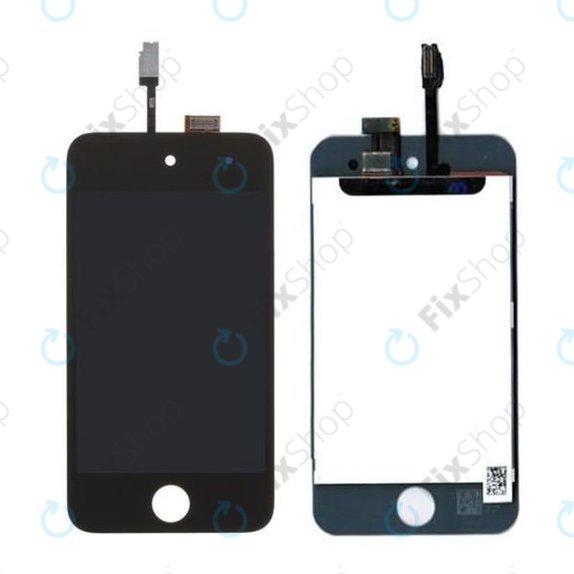 Écran LCD pour iPod Touch (4th Gen), Black, Tactile avec cadre