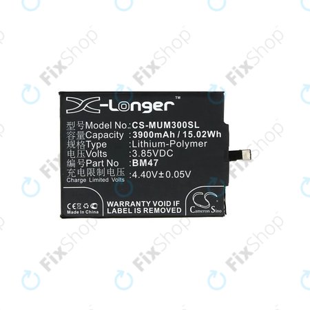 Xiaomi Redmi 3, 3S, 3 Pro, 4X - Batterie BM47 3900mAh HQ
