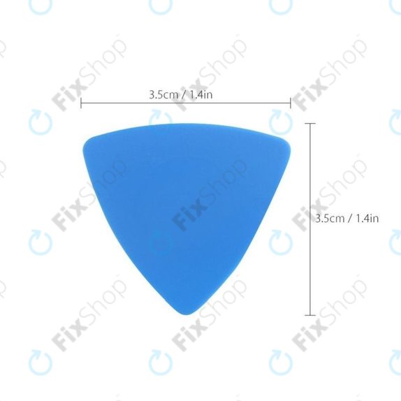 Outil de démontage du médiator de guitare bleu
