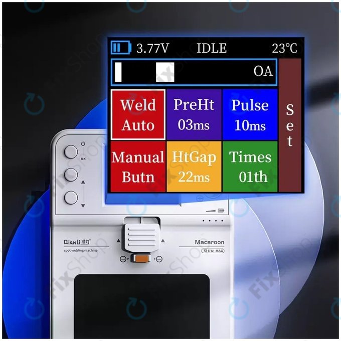 QianLi Macaron Max - Kit de soudeuse à points micro pour réparation de flex de batterie (iPhone 11 - 14 Pro Max)