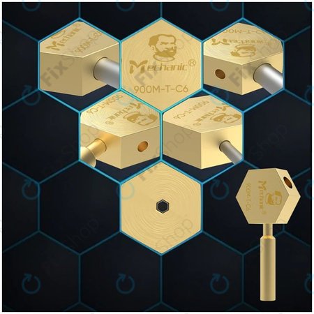 Mechanic 900M-T-C6 - Mini station chauffante en nid d'abeille pour fer à souder