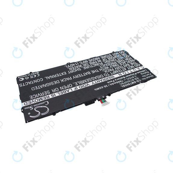 Batterie pour Samsung Galaxy Tab S 10.5, 7900mAh, Li-Pol, 3.8V, EB-BT800FBC, HQ