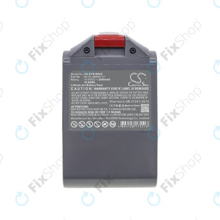 Dyson V-series - Batterie SV18, 398857-01 Li-Ion 18V 2500mAh HQ