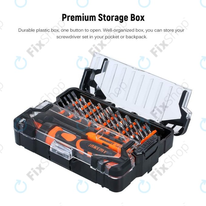 Jakemy JM-6124 - Jeu d'outils de tournevis de précision 48 en 1