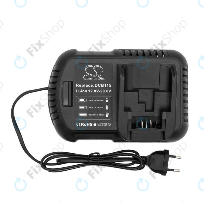 Chargeur pour DeWalt 12-20V, DCB115, HQ