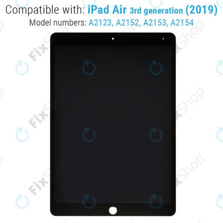 Apple iPad Air (3rd Gen 2019) - Écran LCD + Écran tactile (Black) Refurbished
