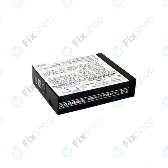 Batterie pour Panasonic Lumix DMC, 600mAh, Li-Ion, 7.2V, DMW-BLH7, HQ