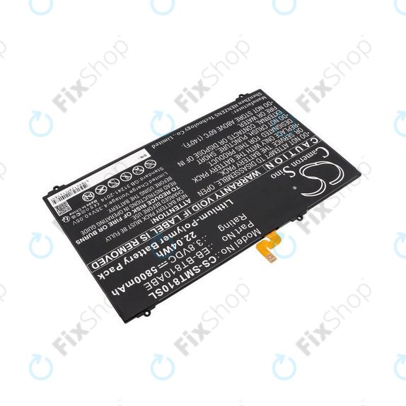 Batterie pour Samsung Galaxy Tab S2, 5800mAh, Li-Pol, 3.8V, EB-BT810ABE, HQ