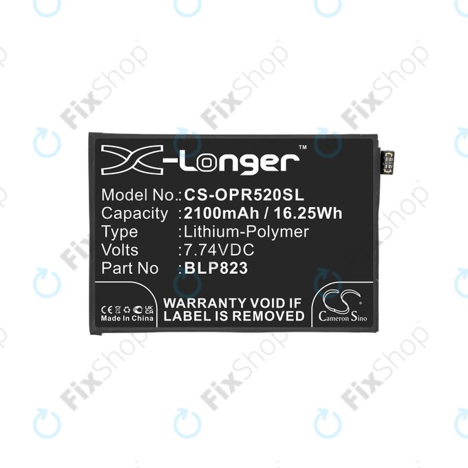 Oppo Reno 5 Pro - Batterie BLP823 2100mAh HQ