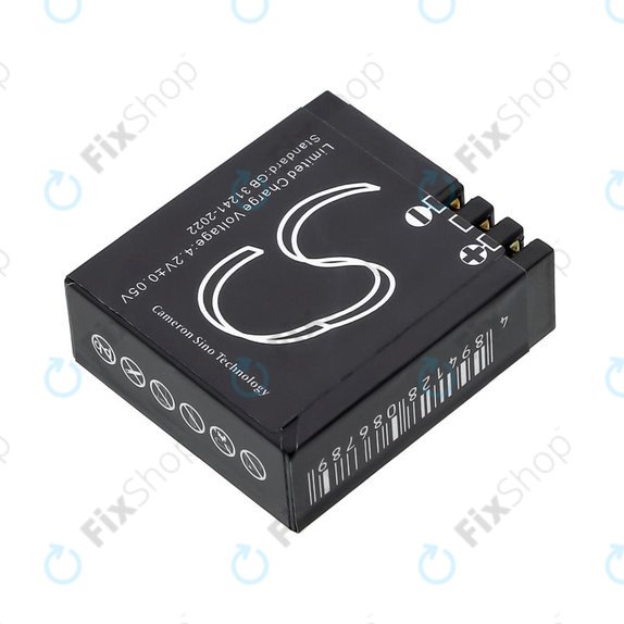 Batterie pour SJCAM SJ4000, SJ5000, 900mAh, Li-Ion, 3.7V, SJ4000B, HQ