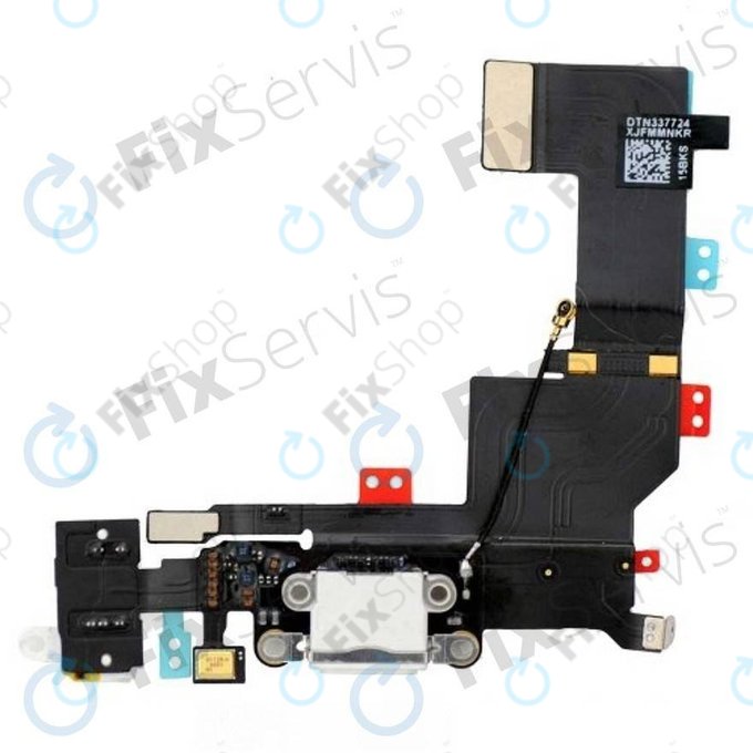 Apple iPhone 5S - Connecteur de Charge + Microphone + Connecteur Jack PCB Board (Blanc)