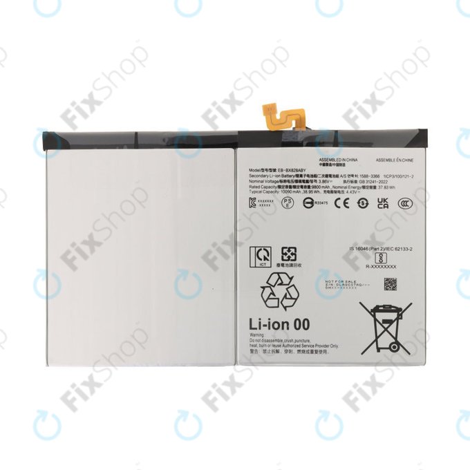Samsung Galaxy Tab S10+ X820, X826B - Batterie EB-BX828ABE 10900mAh