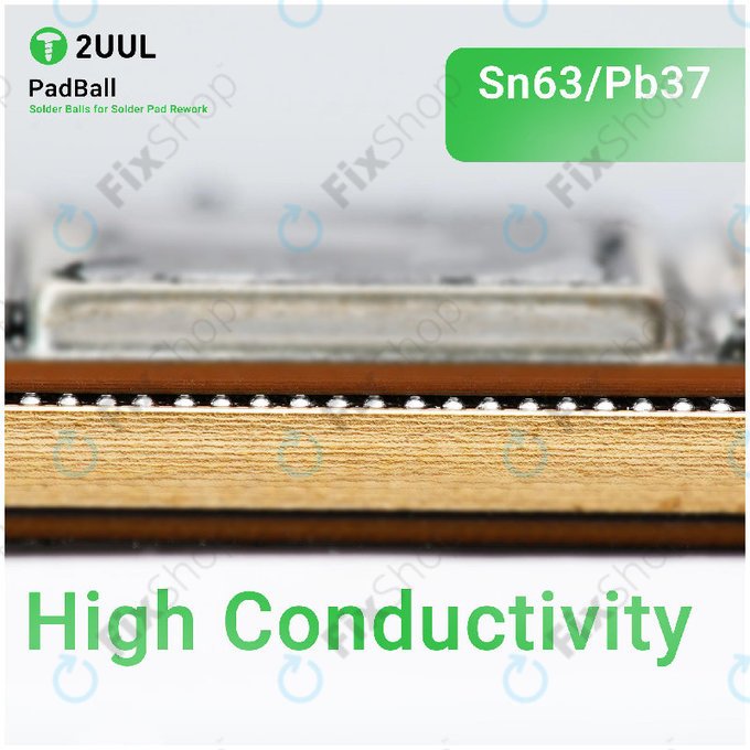 Billes d'étain pour réparation iPhone, 2UUL PB01
